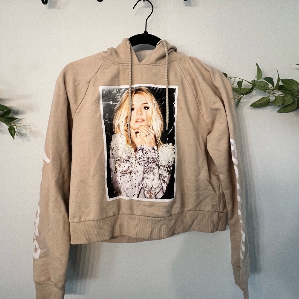Britney Spears Collection Tan Hoodie